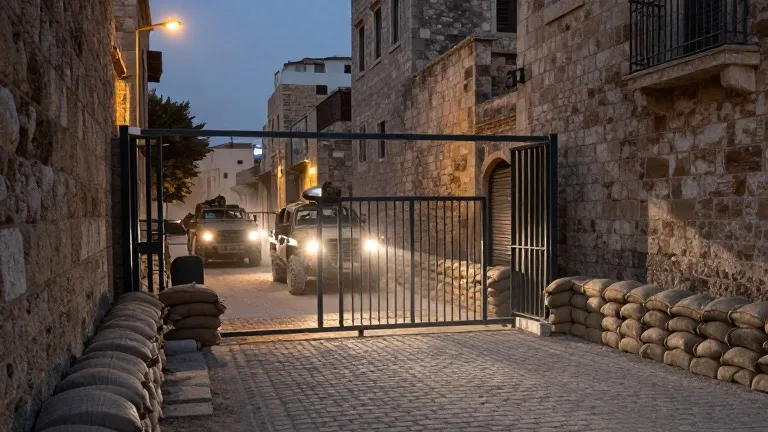 Illustration for: Hebron Mayor: 2,200 Residents Displaced as Israel Seals West Bank Borders