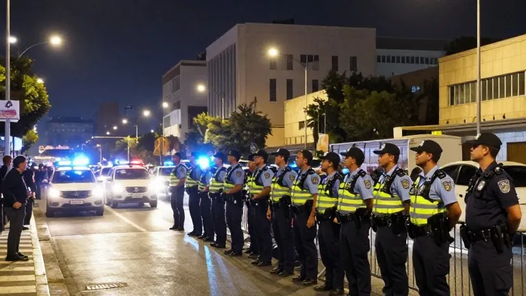 Illustration for: Israel Police Deploy 22,000 Officers for Post-Election Security