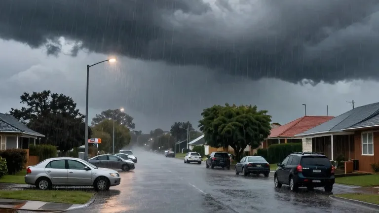 Illustration for: Storms Target Eastern Australia After Queensland Floods