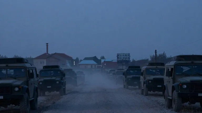 Illustration for: Ukraine and Russia pause fighting for 48 hours to deliver aid to Oleshky