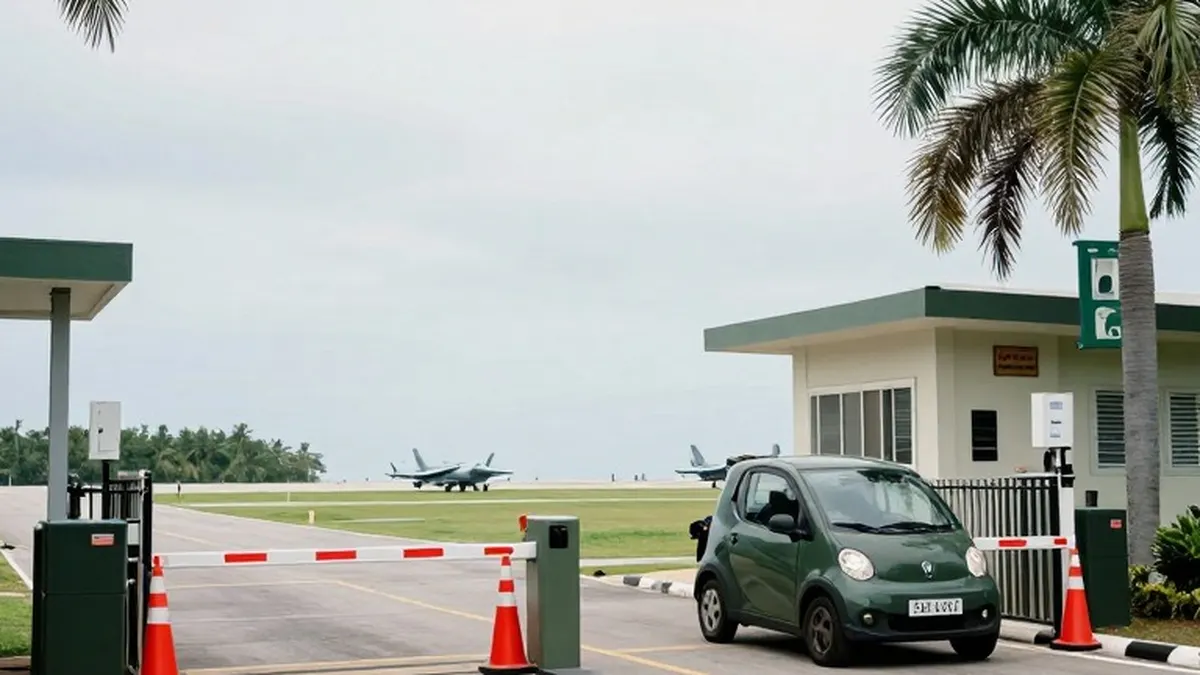 Illustration for: US Bars BYD Vehicles From Kadena Air Base in Japan, Citing Security Risk
