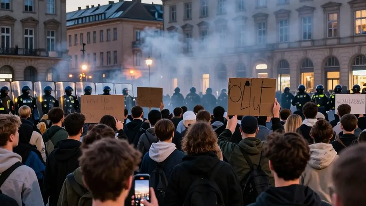 Illustration for: Gen Z Anger Over Schools, Housing and Prices Drives Youth Protests Across Europe